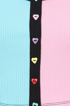 Hell Bunny Mimi Crop Top MultiColour Outlet