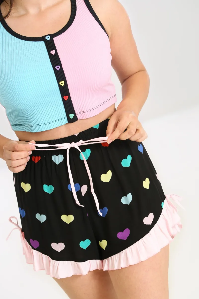 Hell Bunny Mimi Shorts Black Outlet