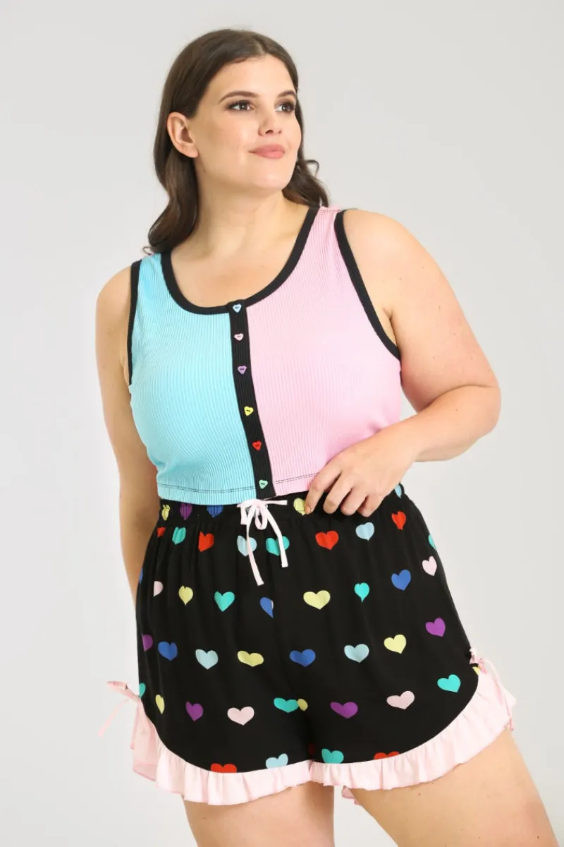 Hell Bunny Mimi Shorts Black Outlet