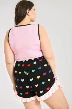 Hell Bunny Mimi Shorts Black Outlet