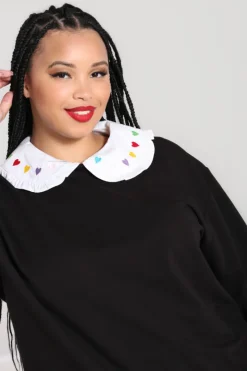 Hell Bunny Mimi Sweatshirt Black Sale