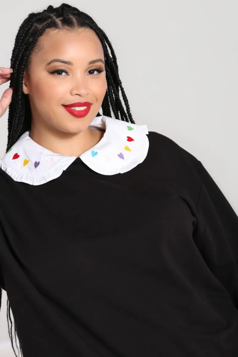 Hell Bunny Mimi Sweatshirt Black Sale