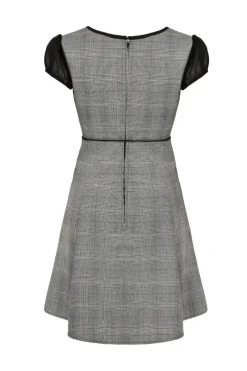 Hell Bunny Mina Mini Dress Grey Discount