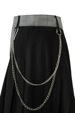 Hell Bunny Mina Skirt Grey Hot