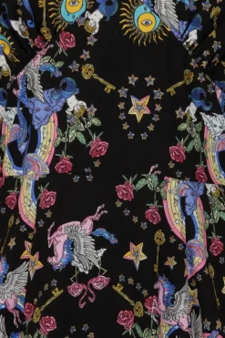 Hell Bunny Moondance Mid Dress Black Sale