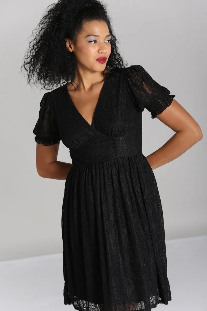 Hell Bunny Mortem Mini Dress Black Sale