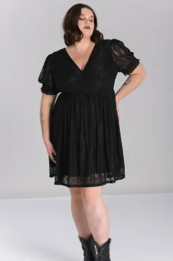 Hell Bunny Mortem Mini Dress Black Sale