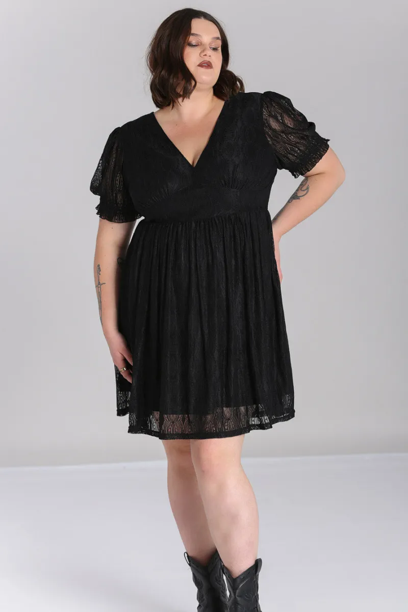 Hell Bunny Mortem Mini Dress Black Sale