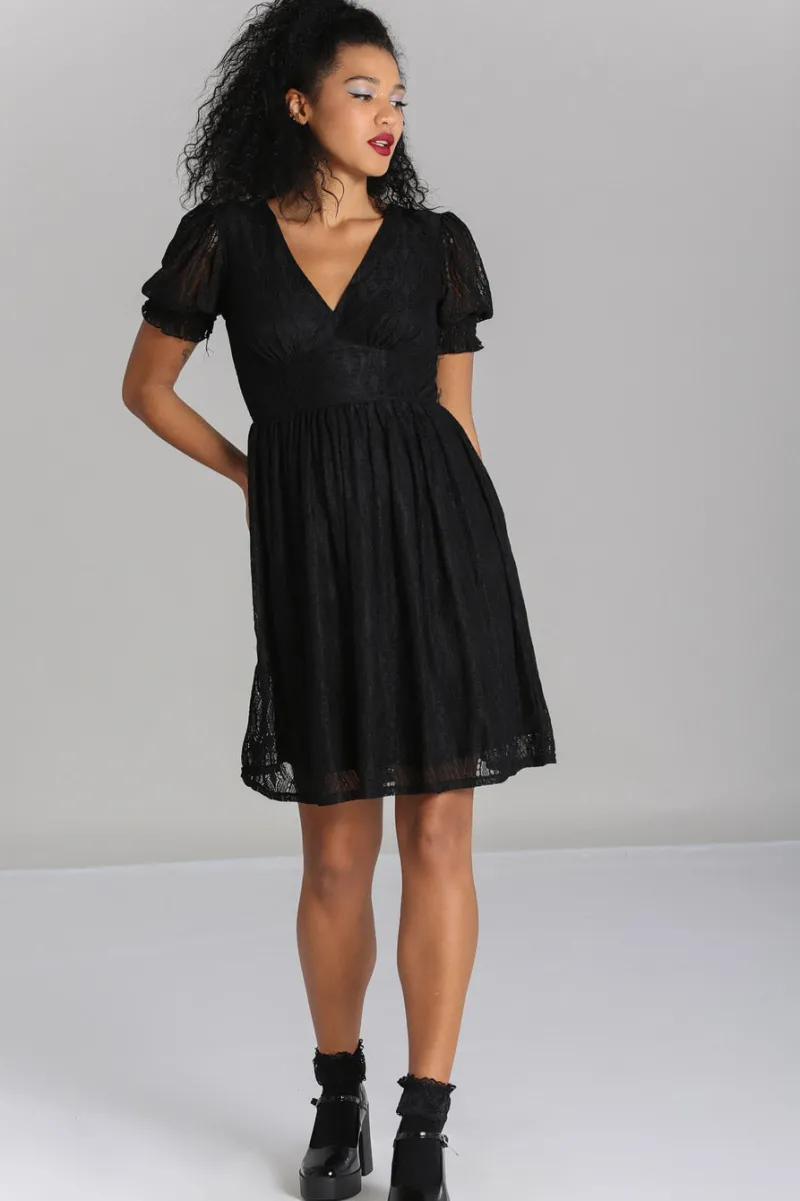 Hell Bunny Mortem Mini Dress Black Sale