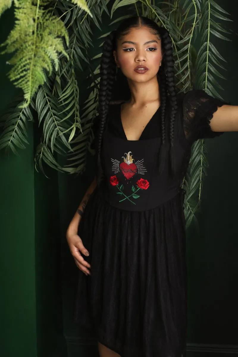 Hell Bunny Mortem Mini Dress Black Sale