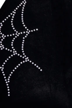 Hell Bunny Morticia Top Black New