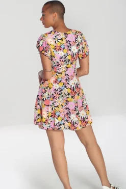 Hell Bunny Nadine Mini Dress MultiColour Sale