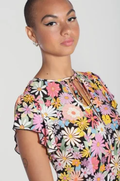 Hell Bunny Nadine Mini Dress MultiColour Sale