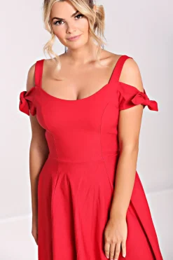 Hell Bunny Nancy Dress Red
