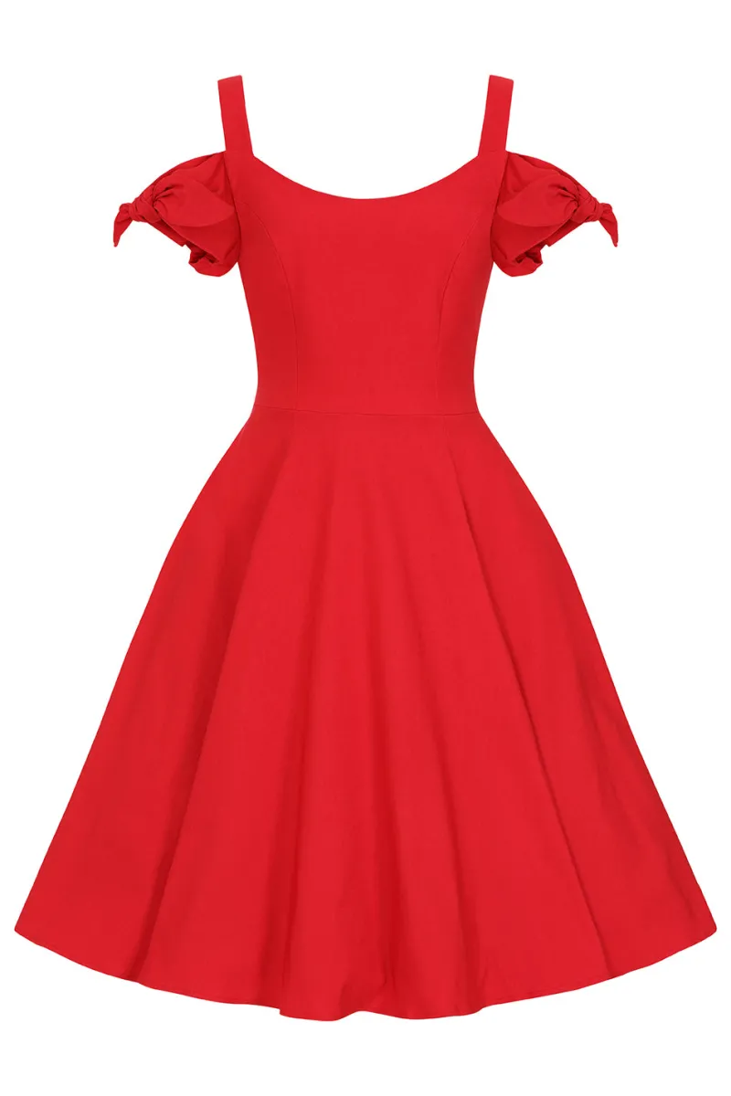 Hell Bunny Nancy Dress Red