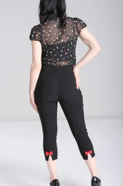 Hell Bunny Natalie Capris Black Online