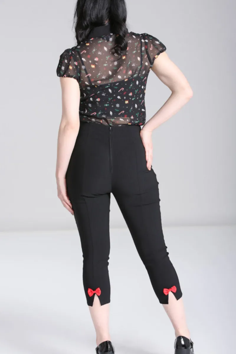 Hell Bunny Natalie Capris Black Online