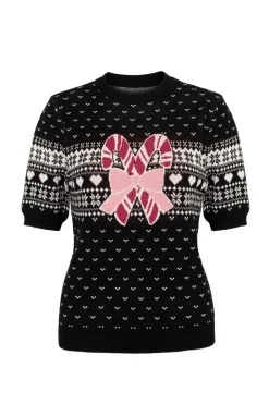 Hell Bunny Natalie Top Black Discount