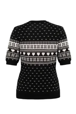 Hell Bunny Natalie Top Black Discount