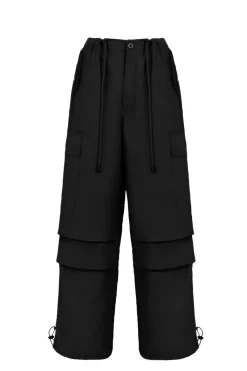 Hell Bunny Nickel Trousers Black Discount