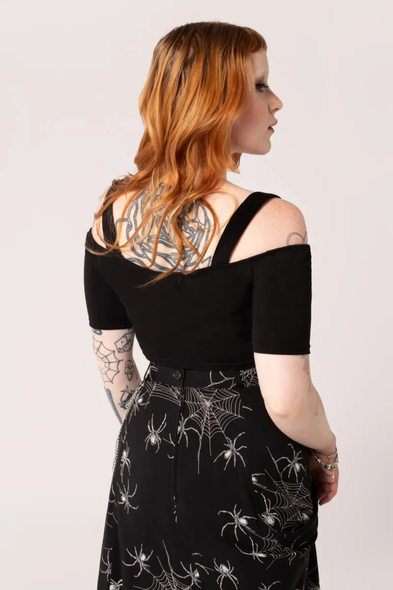 Hell Bunny Obsidian Top Black Best