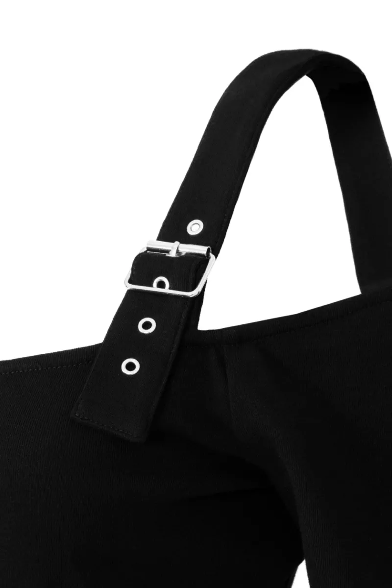 Hell Bunny Obsidian Top Black Best