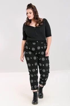 Hell Bunny Oculus Jeans Black Clearance