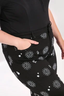 Hell Bunny Oculus Jeans Black Clearance