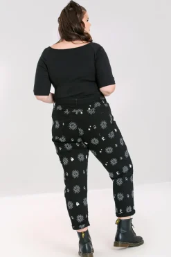 Hell Bunny Oculus Jeans Black Clearance