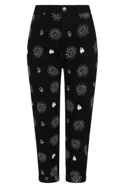 Hell Bunny Oculus Jeans Black Clearance