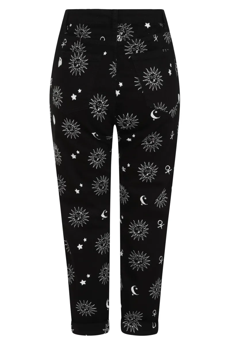 Hell Bunny Oculus Jeans Black Clearance