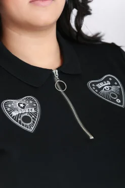 Hell Bunny Oculus Top Black Clearance