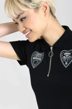 Hell Bunny Oculus Top Black Clearance