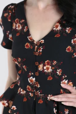 Hell Bunny Orla Blouse Black Online
