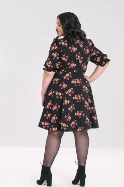 Hell Bunny Orla Mid Dress Black Discount