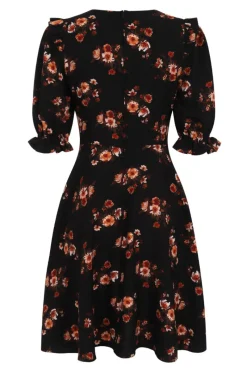 Hell Bunny Orla Mid Dress Black Discount