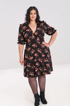 Hell Bunny Orla Mid Dress Black Discount