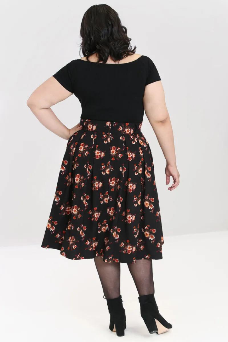 Hell Bunny Orla Skirt Black Best
