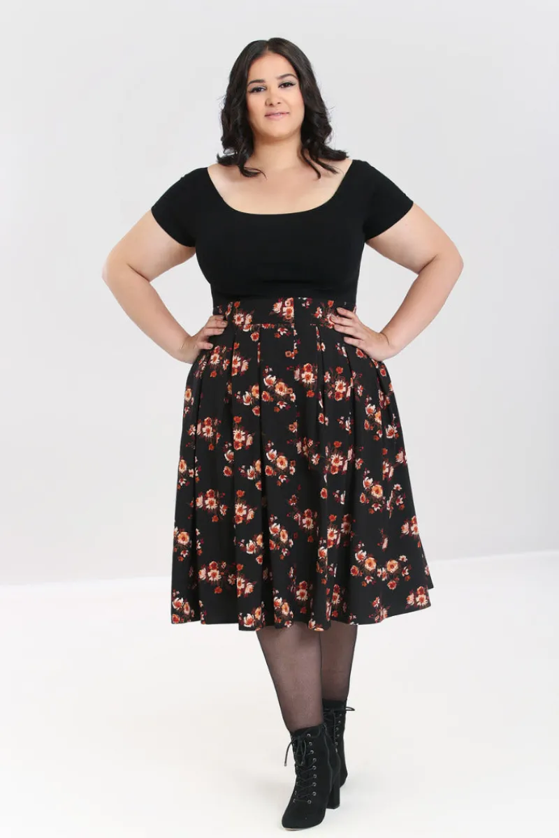 Hell Bunny Orla Skirt Black Best