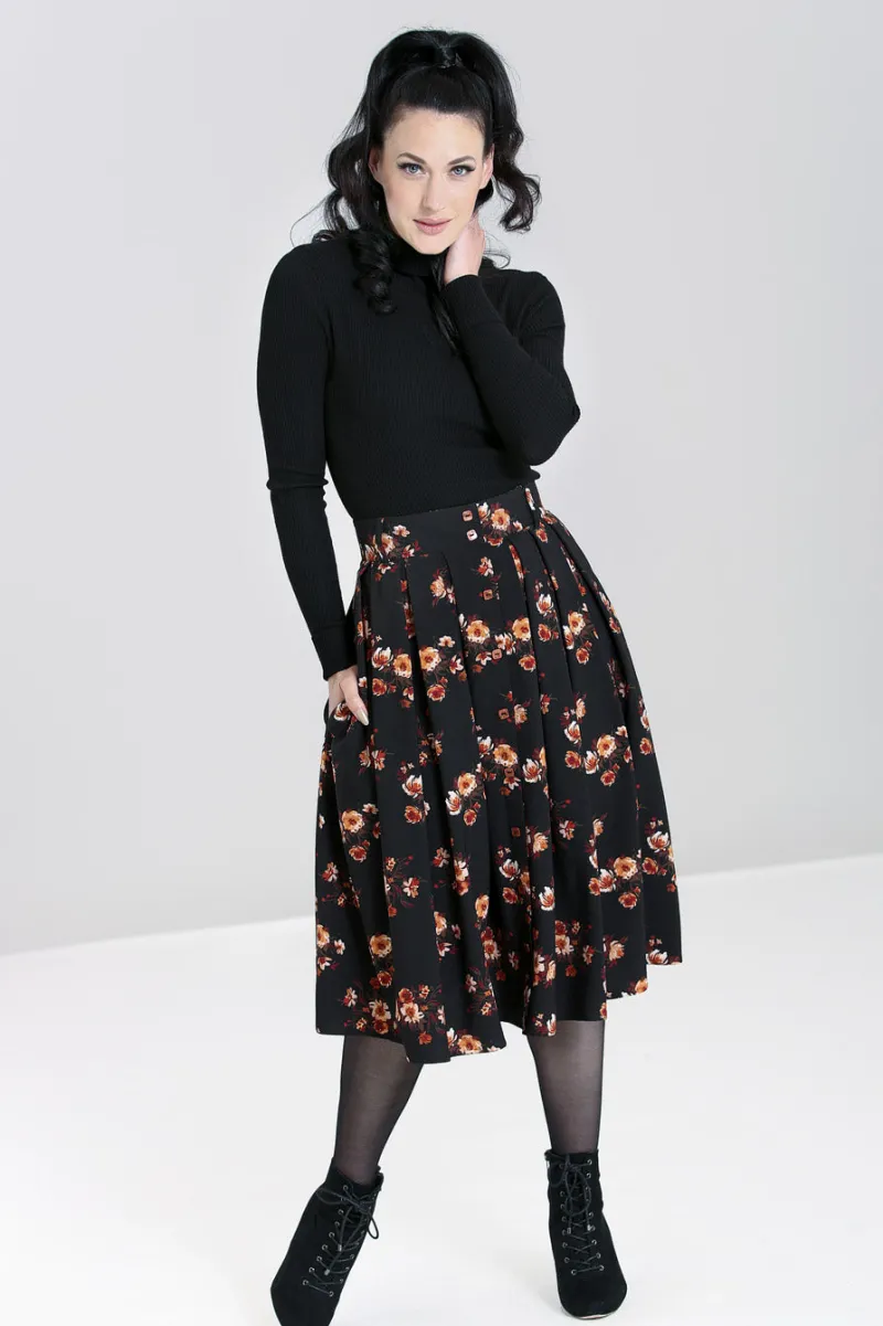 Hell Bunny Orla Skirt Black Best
