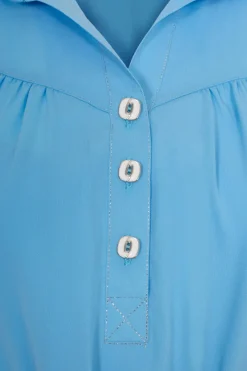 Hell Bunny Pearl Dress Blue Sale