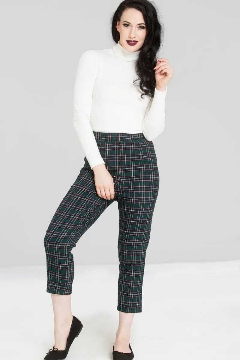 Hell Bunny Peebles Cigarette Trousers New