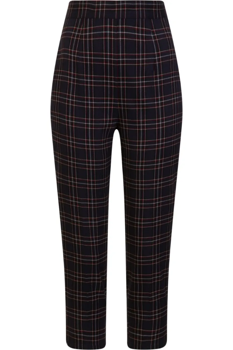 Hell Bunny Peebles Cigarette Trousers New