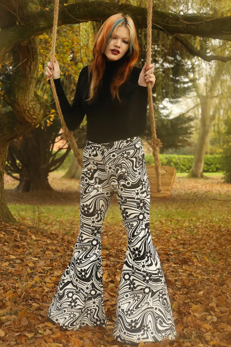 Hell Bunny Penny Jeans Ivory Best