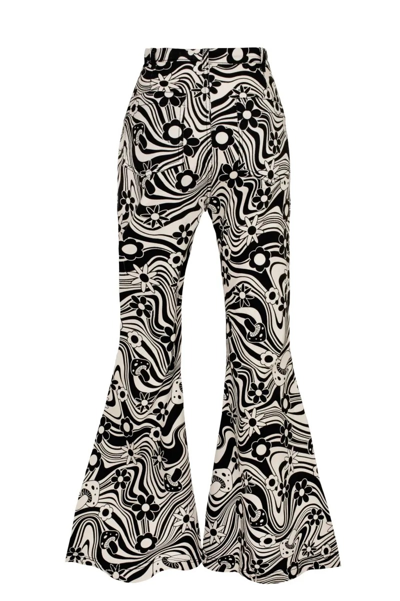 Hell Bunny Penny Jeans Ivory Best