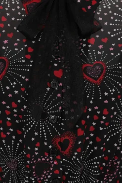 Hell Bunny Perry Mid Dress Black Clearance