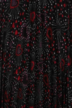 Hell Bunny Perry Mid Dress Black Clearance