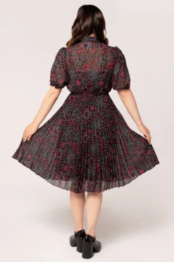 Hell Bunny Perry Mid Dress Black Clearance