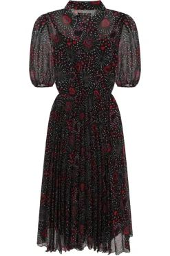 Hell Bunny Perry Mid Dress Black Clearance