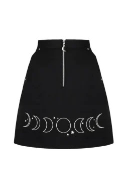 Hell Bunny Phaze Skirt Black Clearance